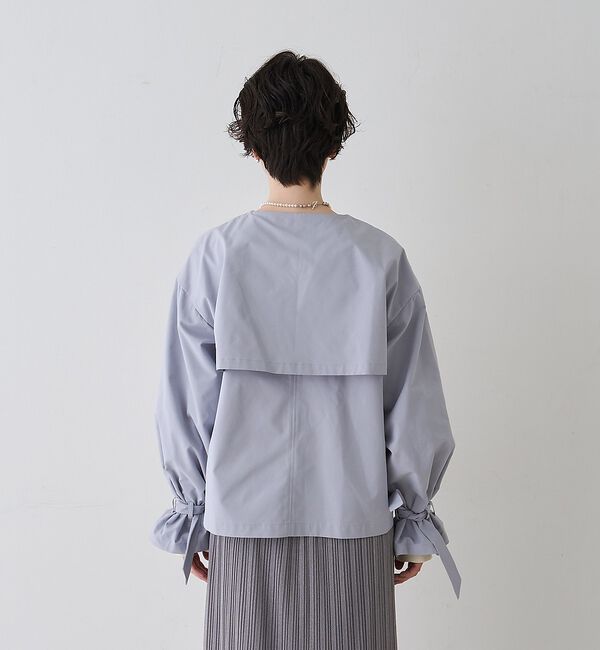 Rouge vif「【撥水・防花粉加工】【一部店舗限定】キャンディスリーブショートトレンチコート」|トレンチコート|