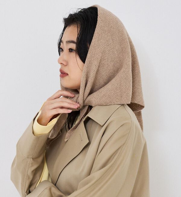 Rouge vif「【WILLIAM BRUNTON/ウィリアム ブラントン】ヘッドスカーフ」|マフラー|