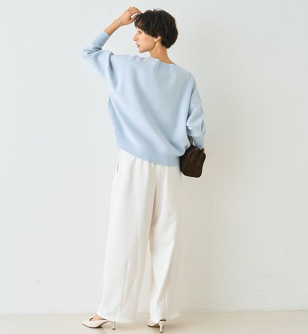 Rouge vif「【2026SS新作】ジャガードロゴニット ENTOURE DE CALME」|ニット・セーター|