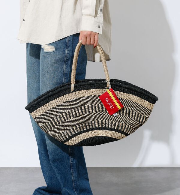 Rouge vif「【BAGMATI / バグマティ】アバカバスケット L / トートかごバッグ」|かごバッグ|