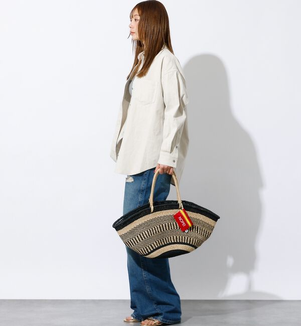 Rouge vif「【BAGMATI / バグマティ】アバカバスケット L / トートかごバッグ」|かごバッグ|