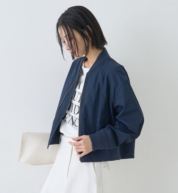 Rouge vif「ミリタリーブルゾン/形状記憶/シワ防止」|ブルゾン・スタジャン|