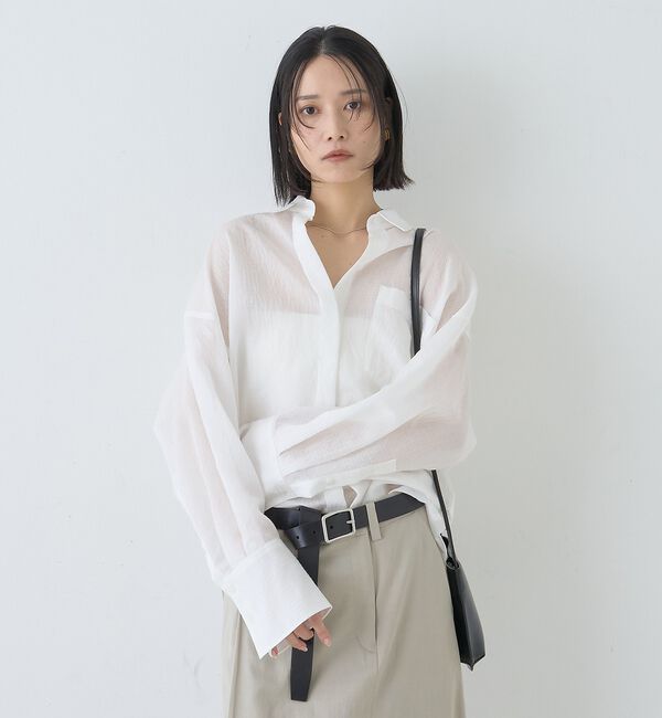 Rouge vif「【2026SS新作】【人気追加】バックツイストシャツ」|シャツ・ブラウス|