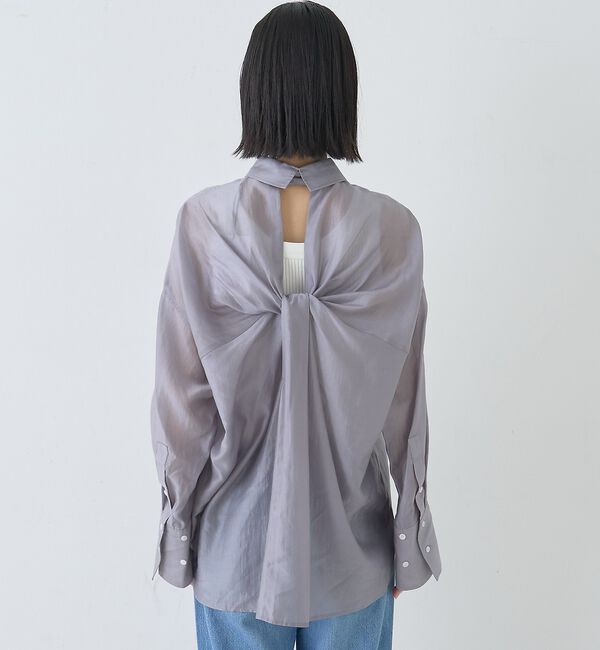 Rouge vif「【2026SS新作】【人気追加】バックツイストシャツ」|シャツ・ブラウス|