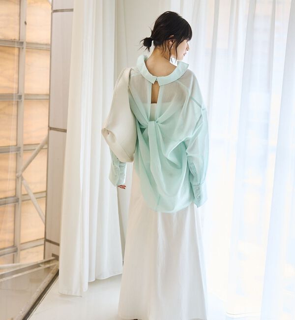 Rouge vif「【2026SS新作】【人気追加】バックツイストシャツ」|シャツ・ブラウス|