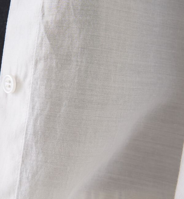 Rouge vif「シアースタンドネックシャツ/バンドカラーシャツ【予約】」|シャツ・ブラウス|