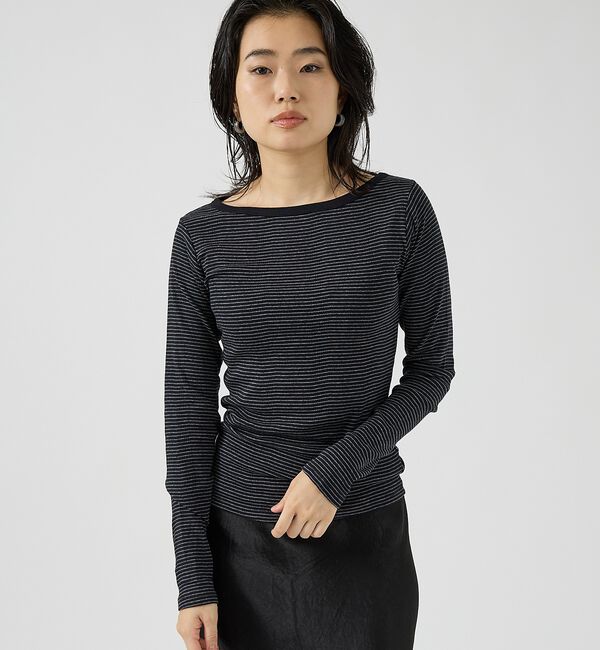 Rouge vif「【OCUCCI jewelry/オクチ ジュエリー】Hoop-strip M シ」|ピアス|