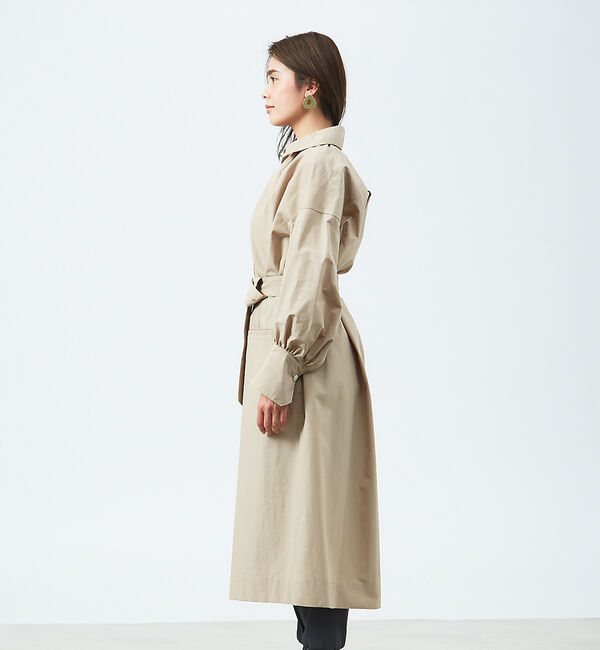 qualite「2WAYコートワンピース」|ステンカラーコート|