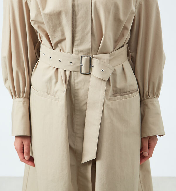 qualite「2WAYコートワンピース」|ステンカラーコート|