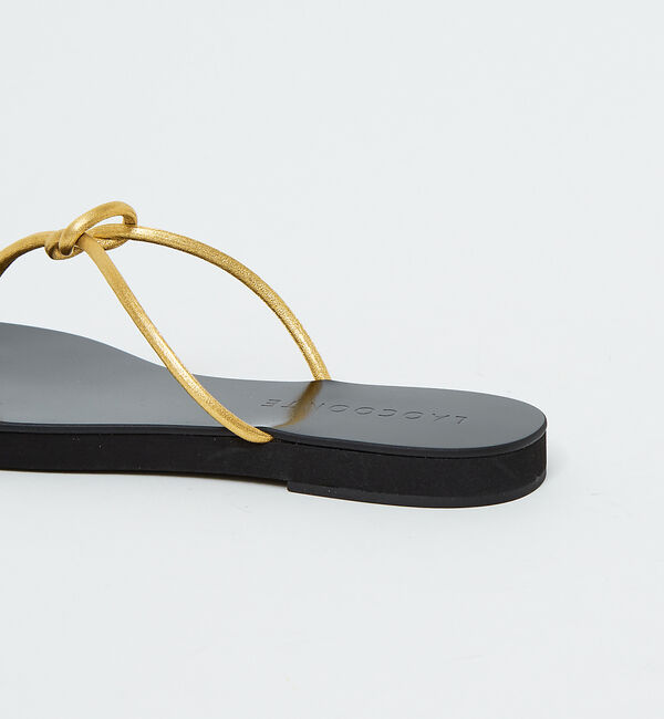 qualite「【LAOCOONTE】NOEMI NMDフラットサンダル」|サンダル|