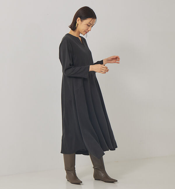 qualite「ツィルアシメワンピース」|ワンピース|