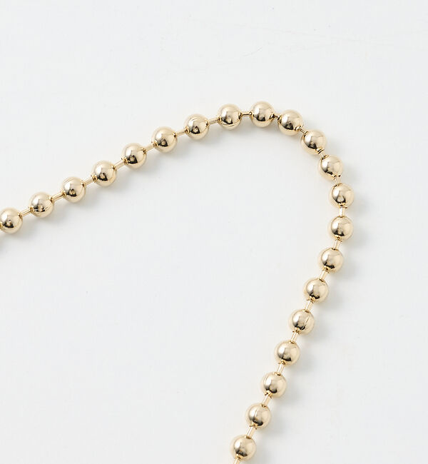 qualite「ポールチェーンチョーカー」|ネックレス|