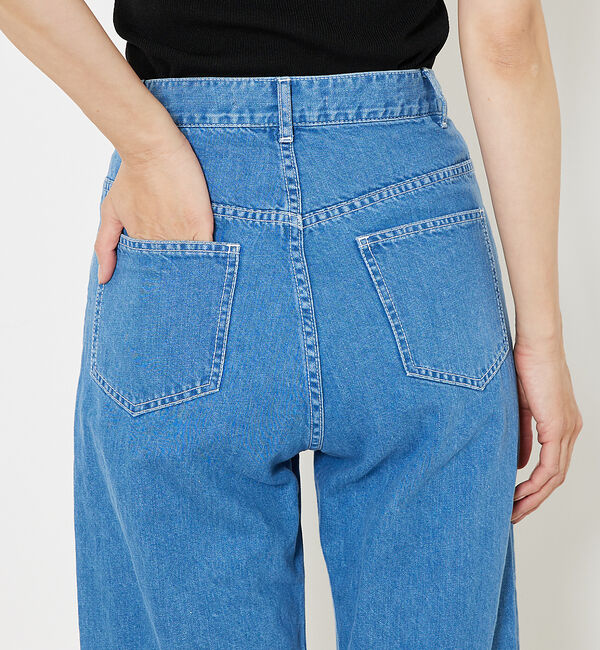 qualite「【セットアップ対応】コットンリネンデニム」|デニム|