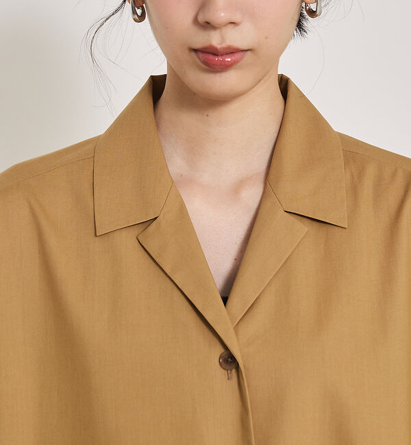 qualite「ダンプシャツワンピース」|ワンピース|