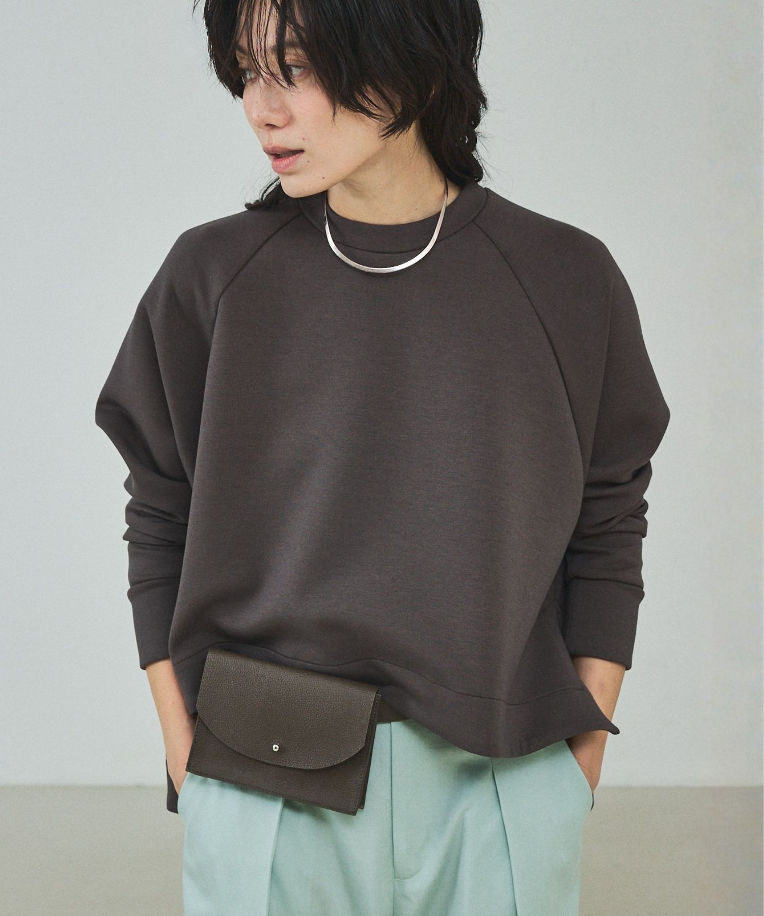 qualite「【楽なのに上品】ダンボールボックスプルオーバー」|スウェット・ジャージ|