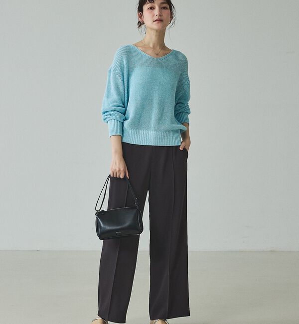 qualite「【セットアップ対応】ドライカルゼフルイドパンツ」|スラックス|