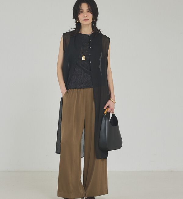 qualite「レザーワントップネックレス」|ネックレス|