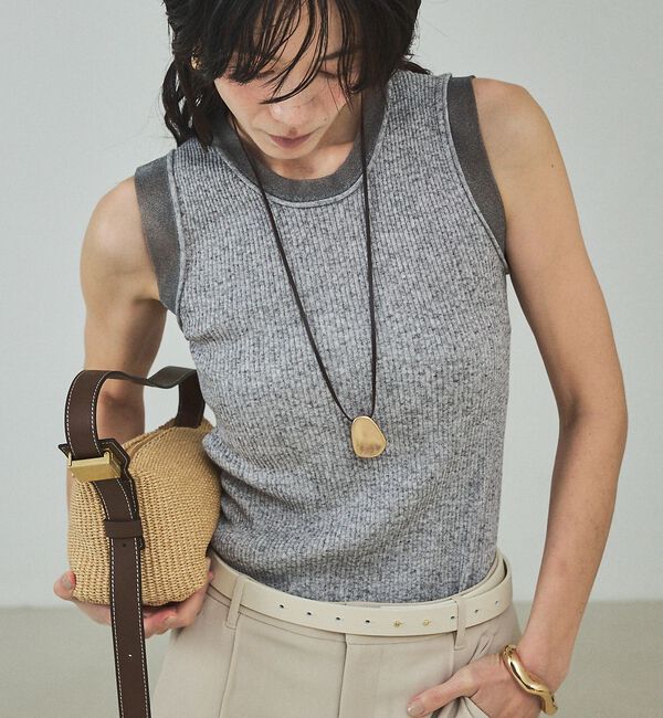 qualite「レザーワントップネックレス」|ネックレス|