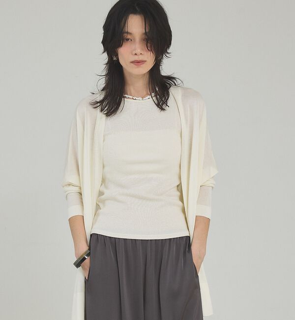 qualite「【大人の天然石】サザレスライドネックレス」|ネックレス|