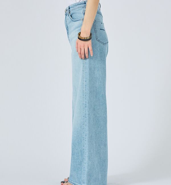 qualite「【YANUK】Wide Flare MFT ワイドフレアパンツ」|デニム|