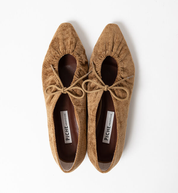 AU BANNISTER「シャーリングフラットパンプス」|その他|