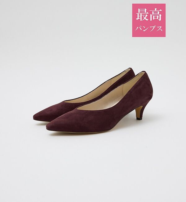 AU BANNISTER「【最高パンプス/5cmヒール】美脚&times;快適 パンプス」|パンプス|ボルドー