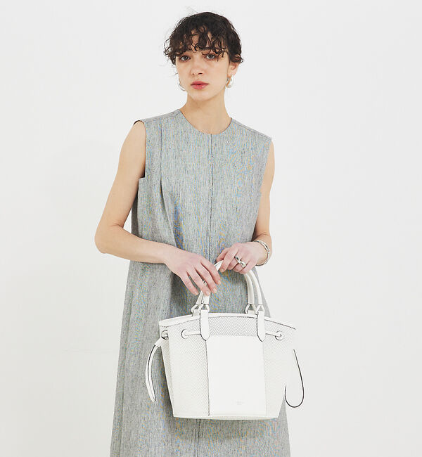 LOWELL things「Sheer/シアーメッシュ2WAYトート」|かごバッグ|