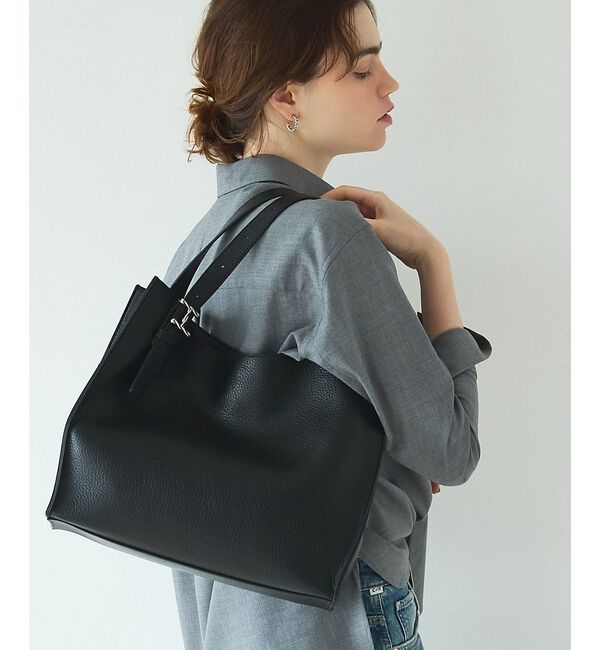 LOWELL things「【新色追加】Peak/メタルモチーフオープントート」|トートバッグ|ブラック系その他1