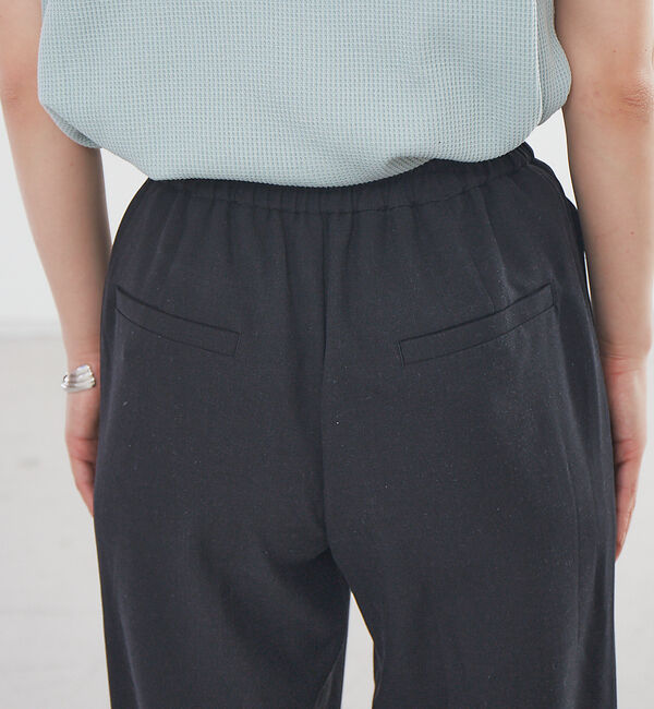 abahouse mavie「春夏素材【感嘆パンツ】リネン混セミワイドパンツ」|その他|