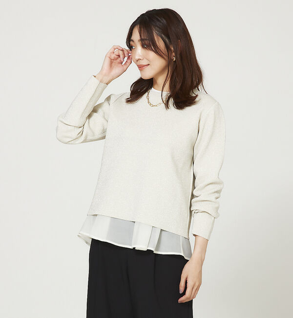 abahouse mavie「ラメプレーティング２ＷＡＹカーデ」|カーディガン|