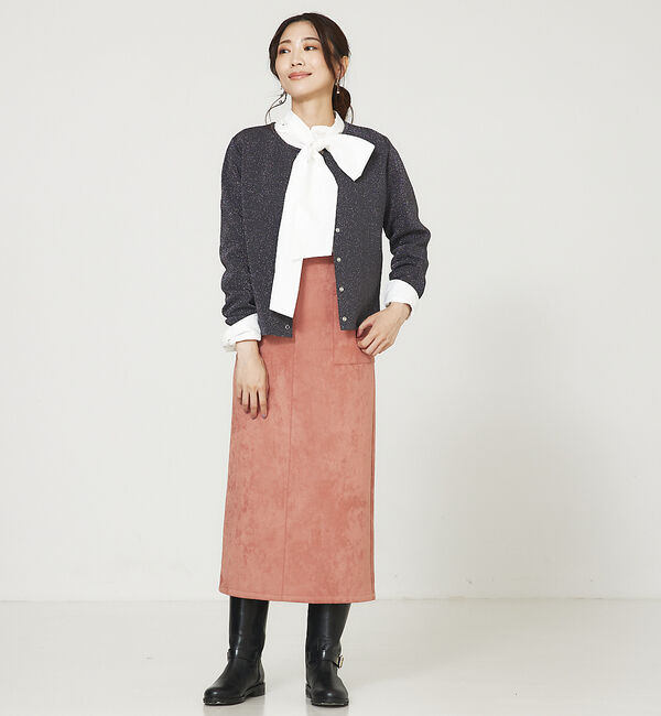 abahouse mavie「ラメプレーティング２ＷＡＹカーデ」|カーディガン|