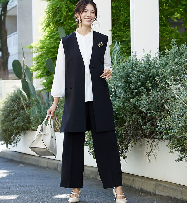 abahouse mavie「NEW！【感嘆】イージーストレートパンツ」|その他|