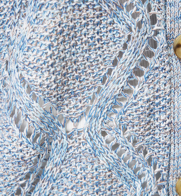 abahouse mavie「透かし編みカーデ」|カーディガン|