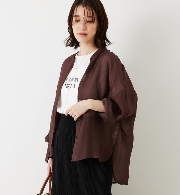 abahouse mavie「シアードルマンシャツ」|シャツ・ブラウス|