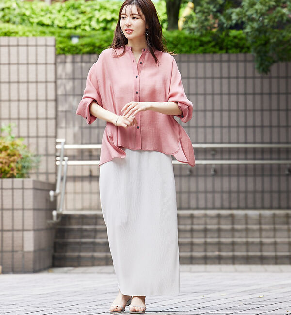 abahouse mavie「クリスタルプリーツナロースカート」|スカート|