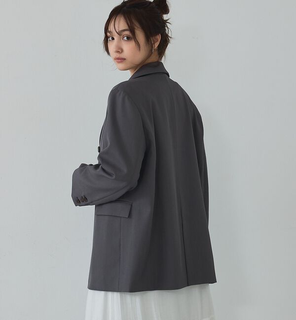 abahouse mavie「【春映えシルエット】ダブルジャケット/フリーサイズ/春アウター/長袖/春服」|その他|