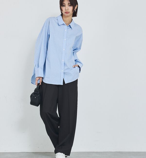 abahouse mavie「【定番】スタンダードシャツ/春服/羽織り/レイヤード/着回し」|シャツ・ブラウス|