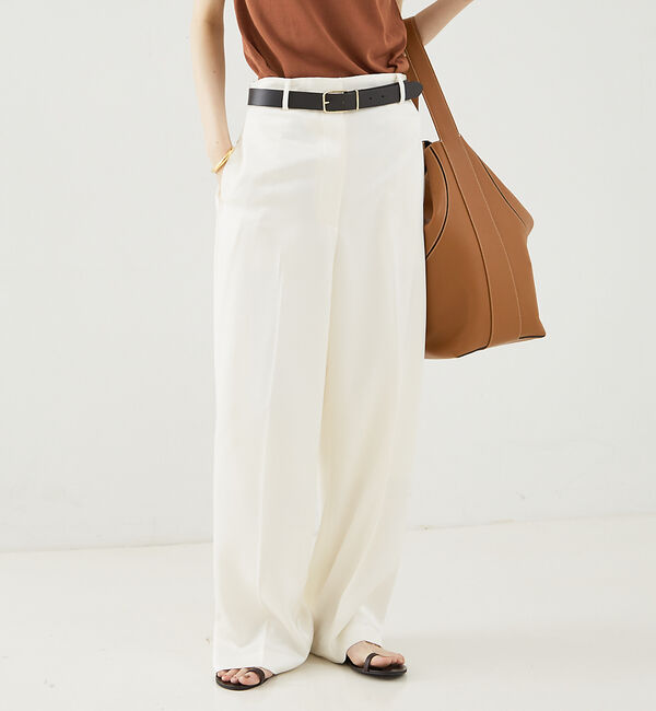 The Store by C' 「【COCUCA】サテンパンツ」|その他|ホワイト