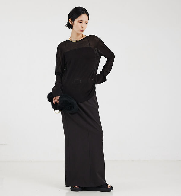 The Store by C' 「【COCUCA】2WAYシアーニットプルオーバー」|ニット・セーター|