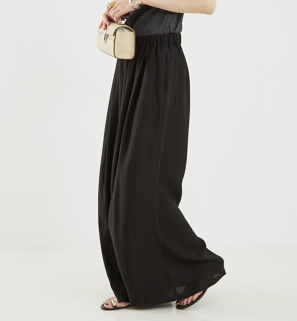 The Store by C' 「【COCUCA】ワイドギャザーパンツ」|その他|ブラック