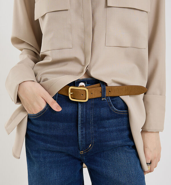 The Store by C' 「【ATELIER AMBOISE】ヌバックレザーベルト」|ベルト|