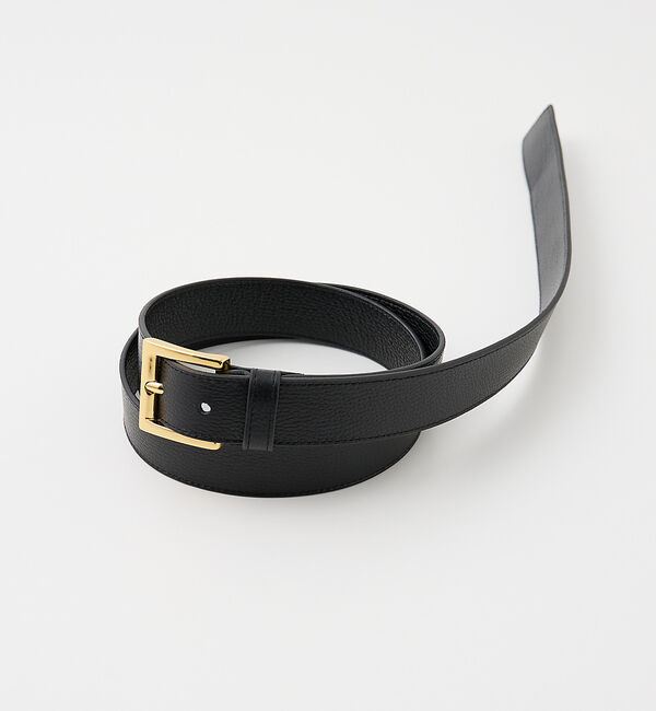 The Store by C' 「【ATELIER AMBOISE】スクエアバックルシボレザーベルト」|ベルト|