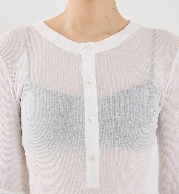 The Store by C' 「【COCUCA】ヘンリーリブプルオーバー」|Tシャツ・カットソー|