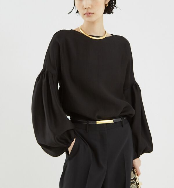 The Store by C' 「【COCUCA】フェミニンブラウス」|シャツ・ブラウス|ブラック