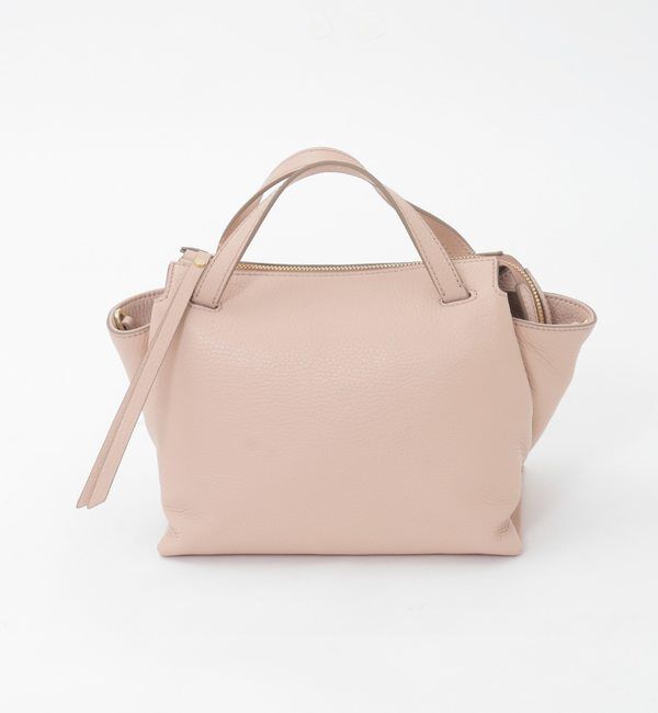 TIARA「【Gianni Chiarini/ジャンニキャリーニ】ORIGAMI」|ハンドバッグ|ピンク(PINK SALT)