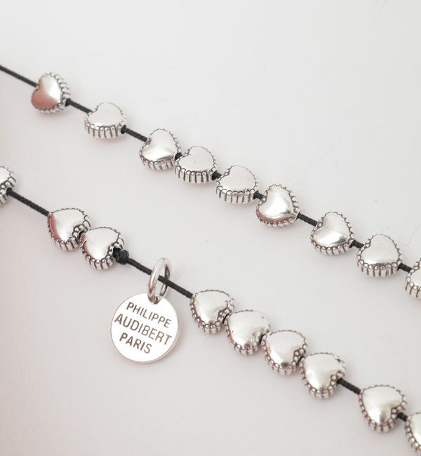 TIARA「【PHILIPPE AUDIBERT/フィリップオーディベール】ハートネックレス（BR3861:AR）」|ネックレス|