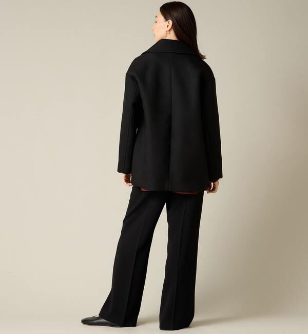 Liesse「ボンディングハーフPコート」|ピーコート|