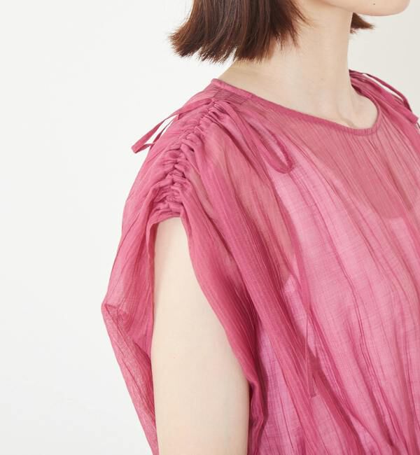 Soffitto「ギャザーペプラムブラウス」|シャツ・ブラウス|