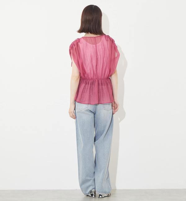 Soffitto「ギャザーペプラムブラウス」|シャツ・ブラウス|