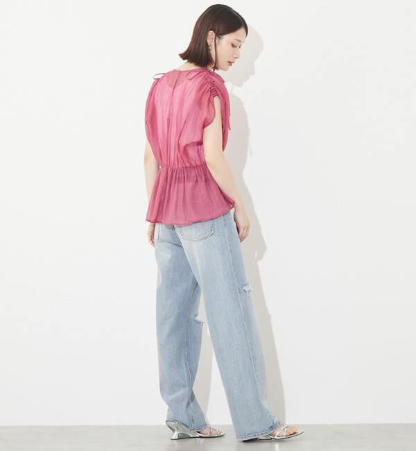 Soffitto「ギャザーペプラムブラウス」|シャツ・ブラウス|